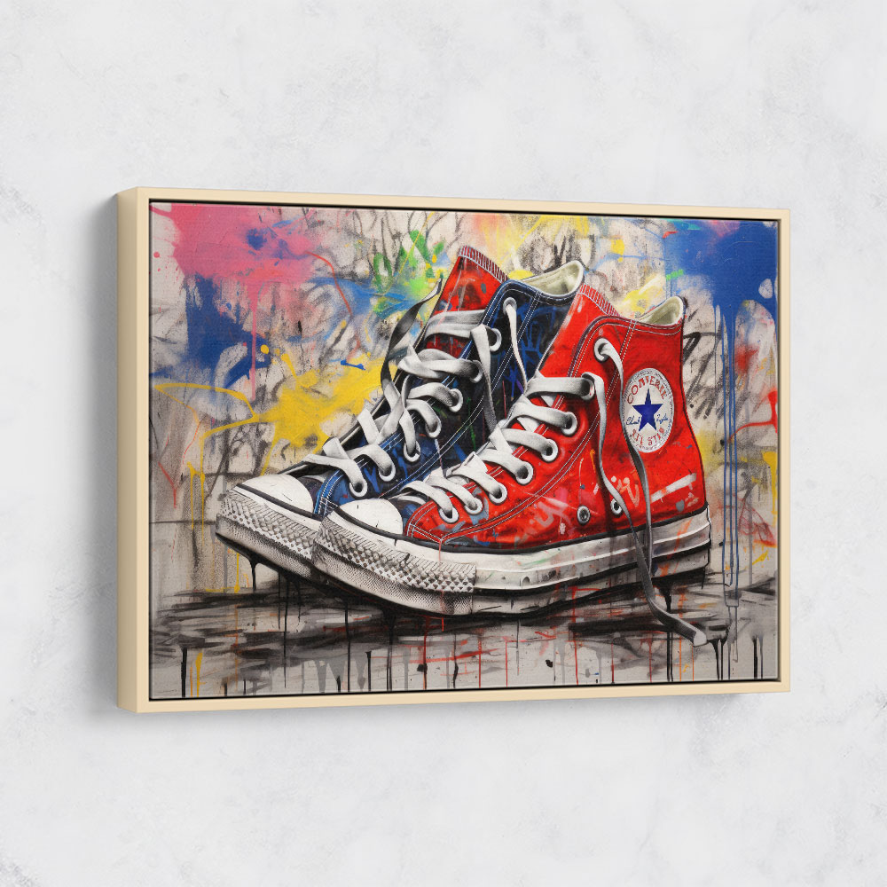 Converse Classic s Graffiti Style Wall Art